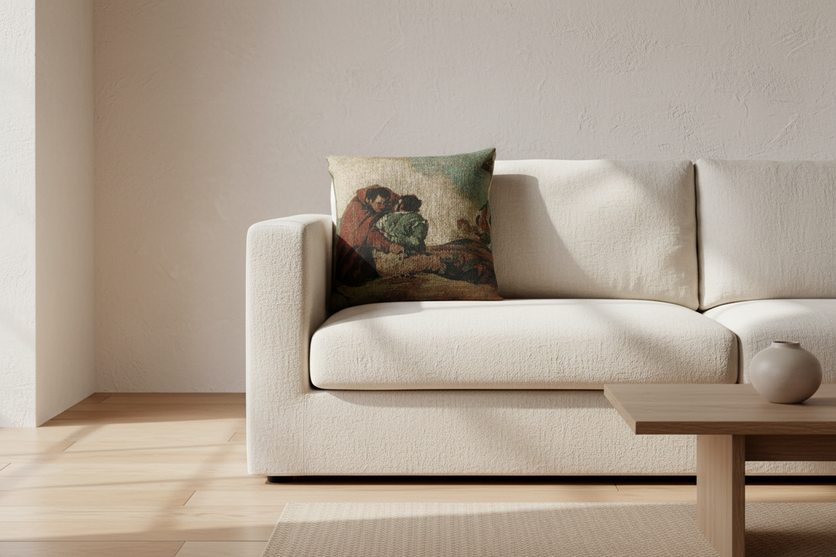 Friar Pedro Binds El Maragato — Goya Pillow