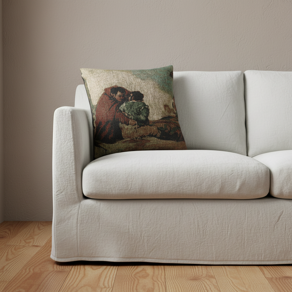 Friar Pedro Binds El Maragato — Goya Pillow