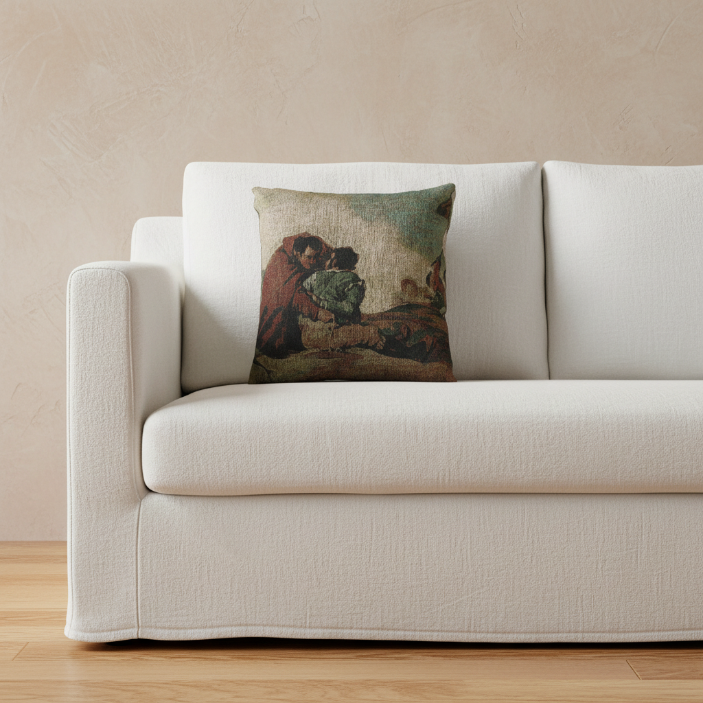 Friar Pedro Binds El Maragato — Goya Pillow
