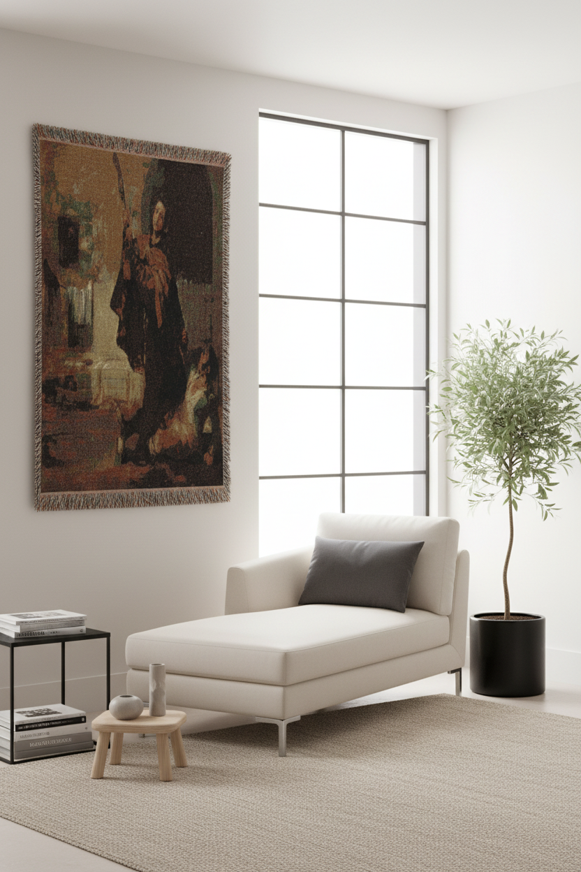 Friar Pedro Clubs El Maragato — Goya Tapestry Blanket