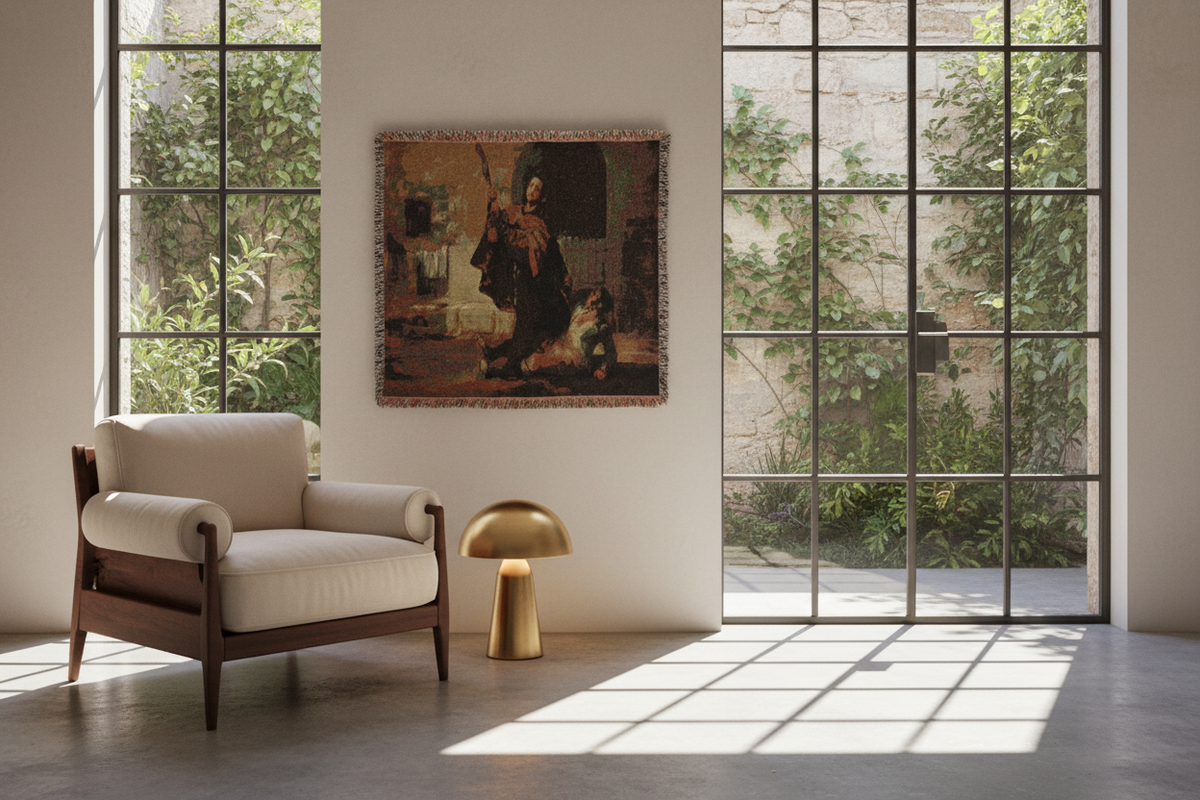 Friar Pedro Clubs El Maragato — Goya Tapestry Blanket