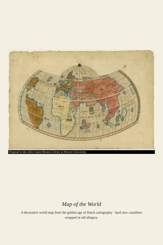 Glareanus Map JCB - Antique Art Print