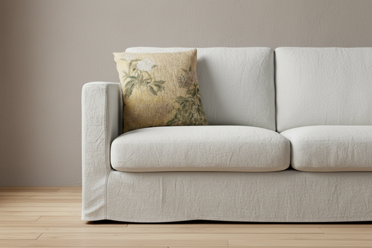 Herbaceous Peony Pillow