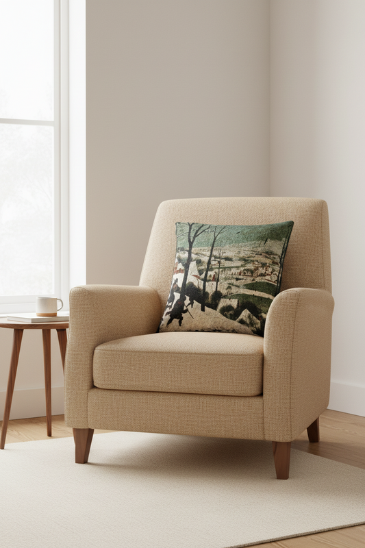 Hunters in the Snow — Bruegel Pillow