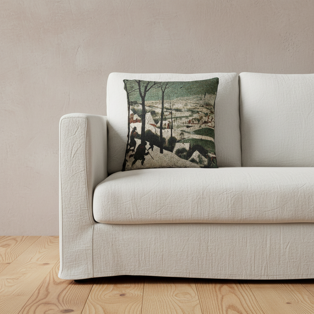 Hunters in the Snow — Bruegel Pillow