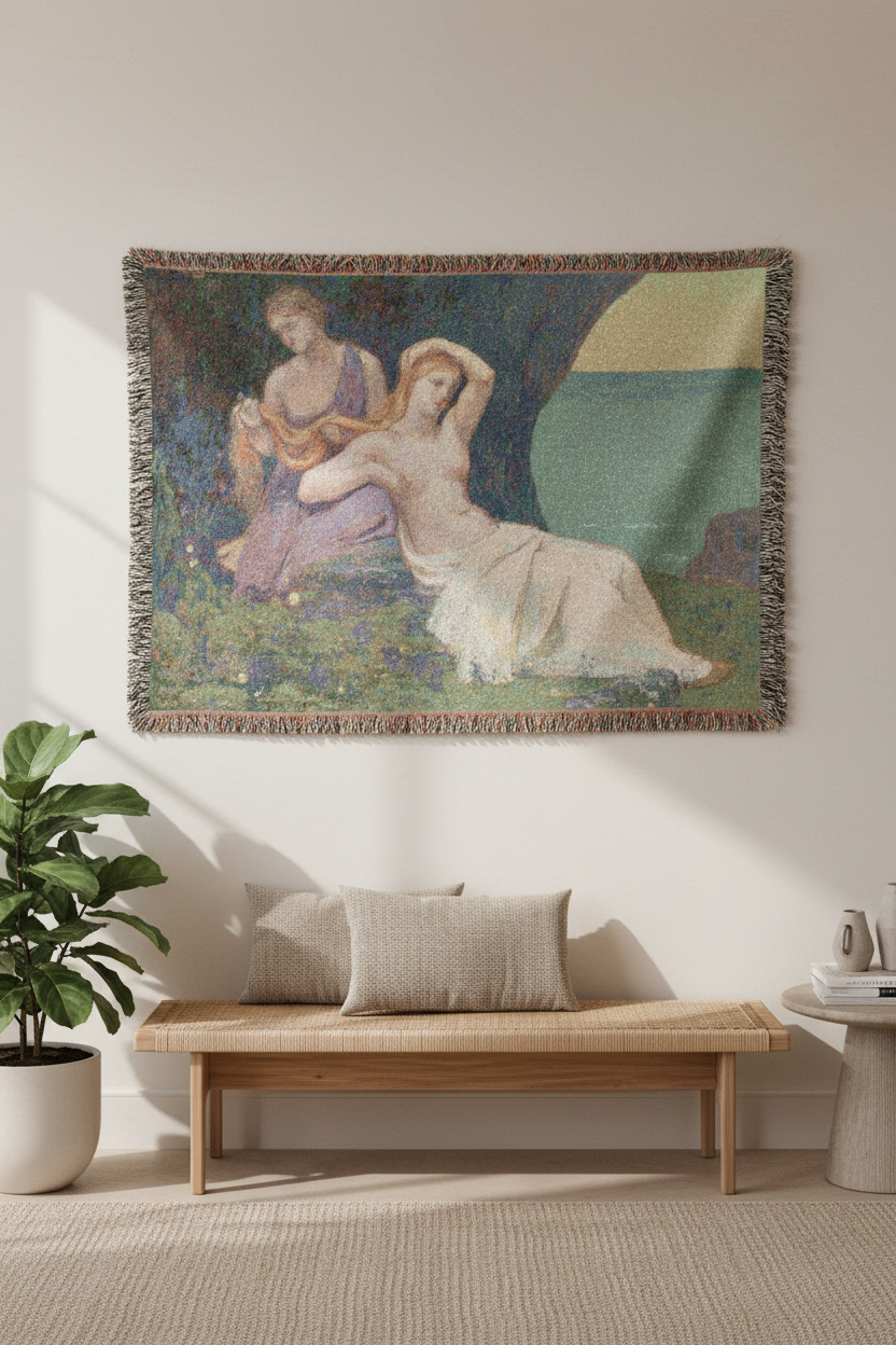In the Heather — De Chavannes Tapestry Blanket