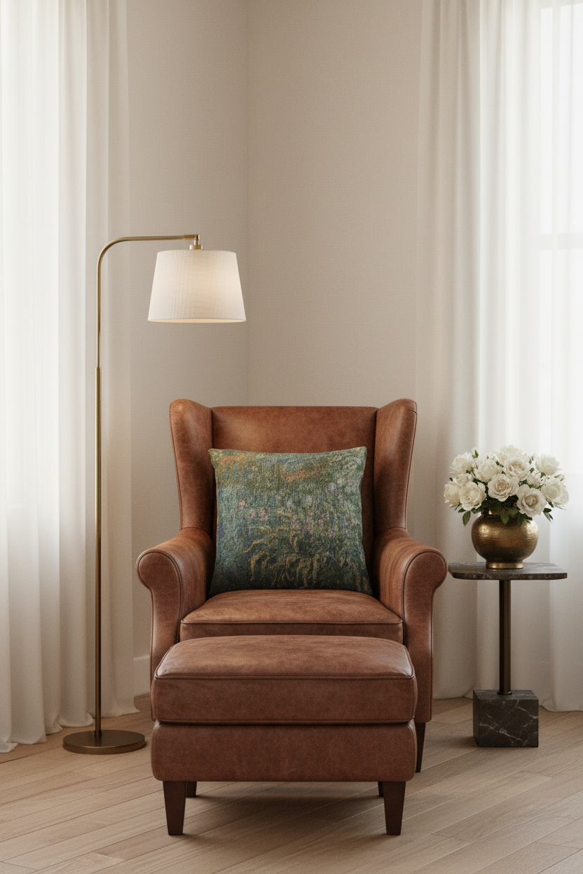 Irises — Monet Pillow