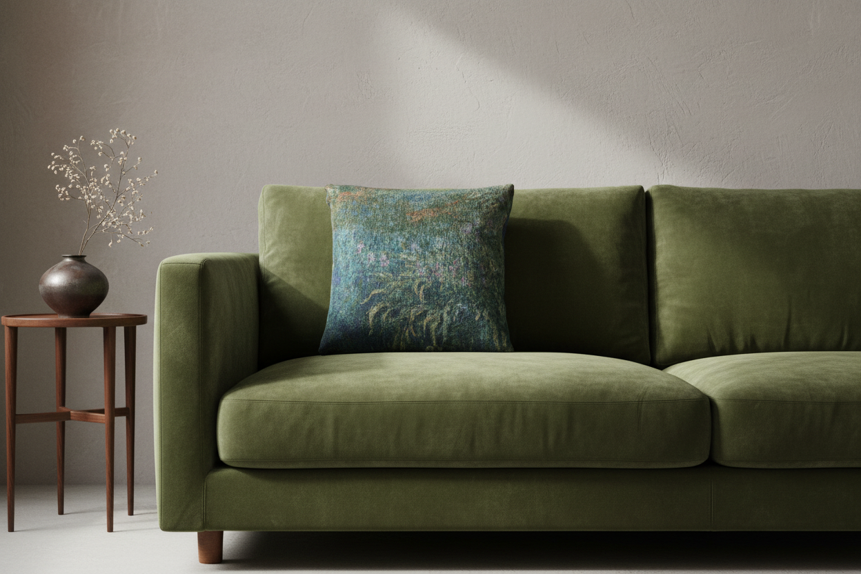 Irises — Monet Pillow