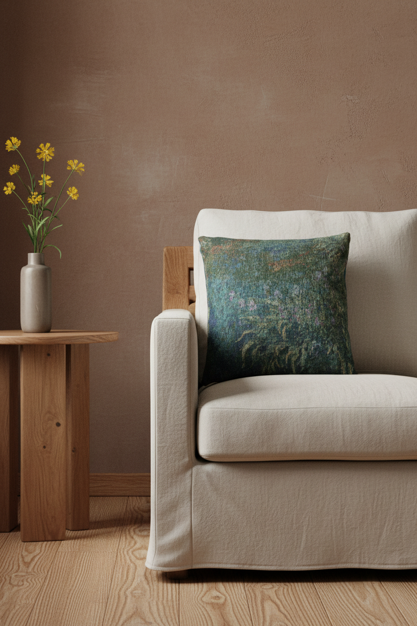 Irises — Monet Pillow