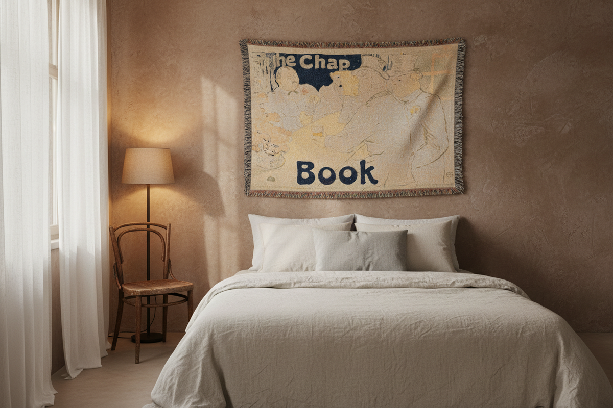 Irish and American Bar — Toulouse-Lautrec Tapestry Blanket