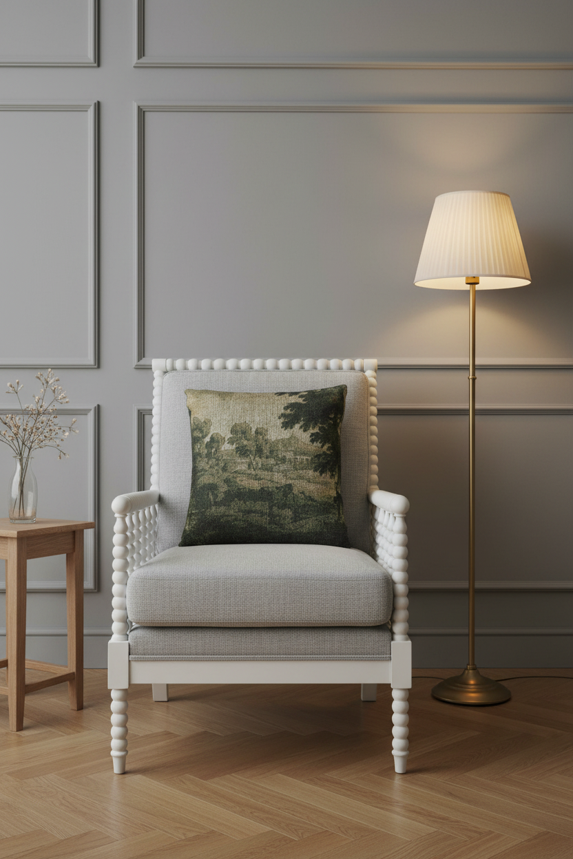 Italianate Landscape (school of Poussin) Pillow
