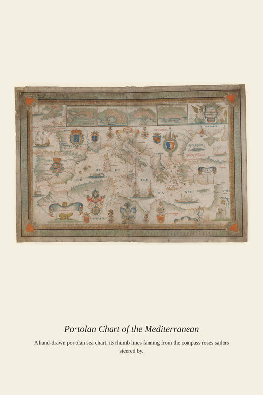 Japanese Map of the World - Antique Art Print
