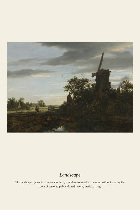 Landscape (10) - Antique Landscape Print