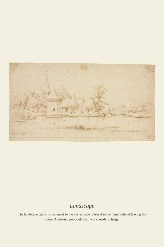 Landscape (9) - Antique Landscape Print