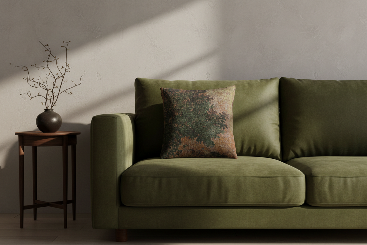 Landscape with Daoist Immortals Playing Weiqi Pillow