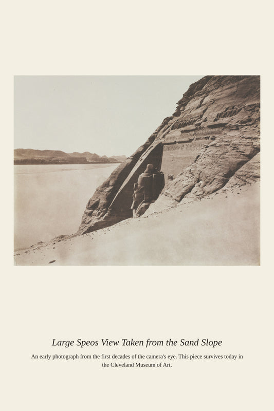 Large Speos View Taken from the Sand Slope - Antique Photograph Print