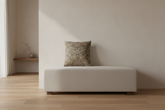 Length of Woven Silk Pillow