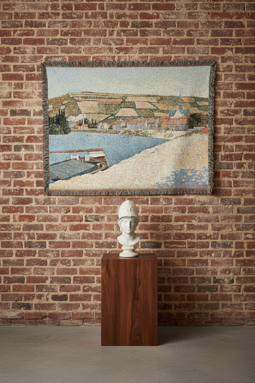 Les Andelys, Côte d'Aval — Signac Tapestry Blanket