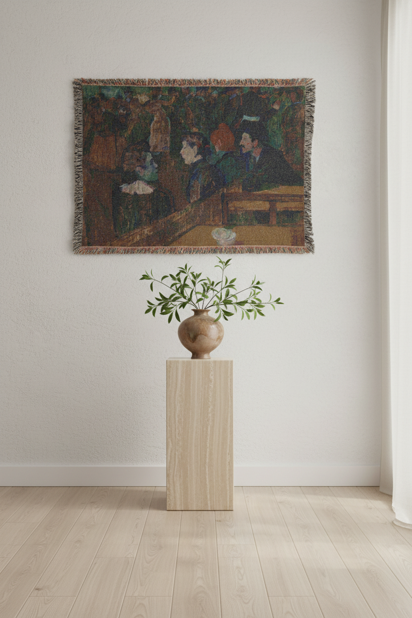 Moulin de la Galette — Toulouse-Lautrec Tapestry Blanket