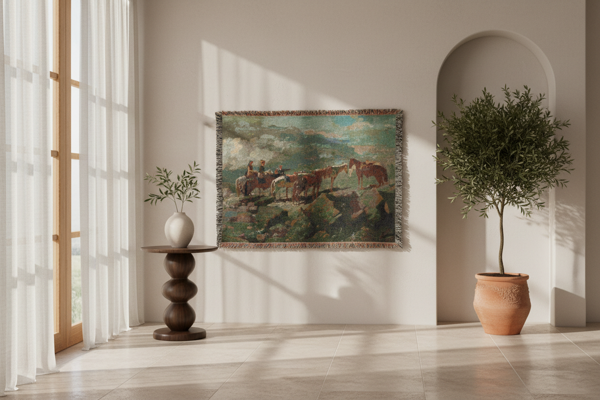 Mount Washington — Homer Tapestry Blanket