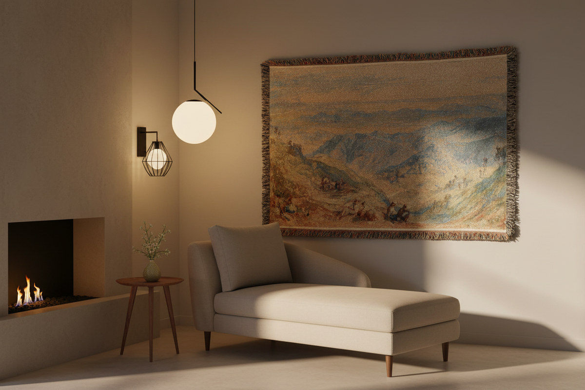 Mussooree and the Dhoon — Turner Tapestry Blanket