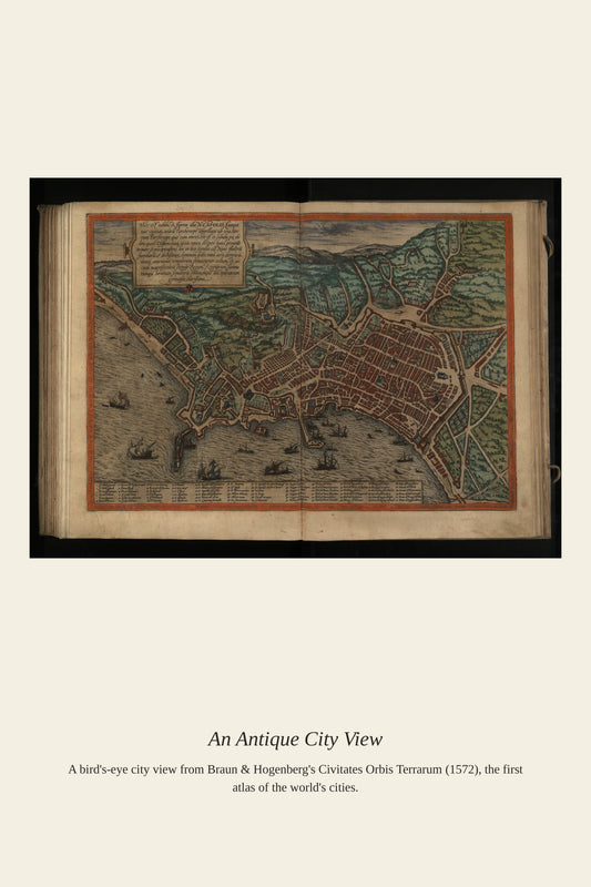 Naples (2) - Antique City Map Print