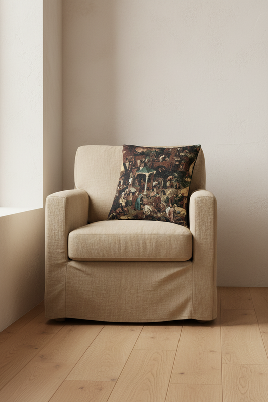 Netherlandish Proverbs — Bruegel Pillow