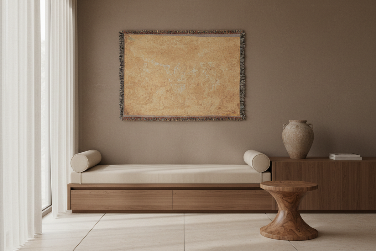 Noah's Sacrifice — Poussin Tapestry Blanket