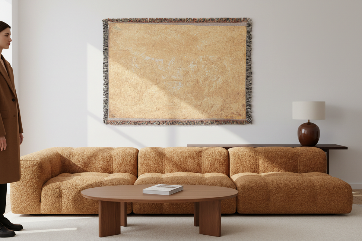 Noah's Sacrifice — Poussin Tapestry Blanket