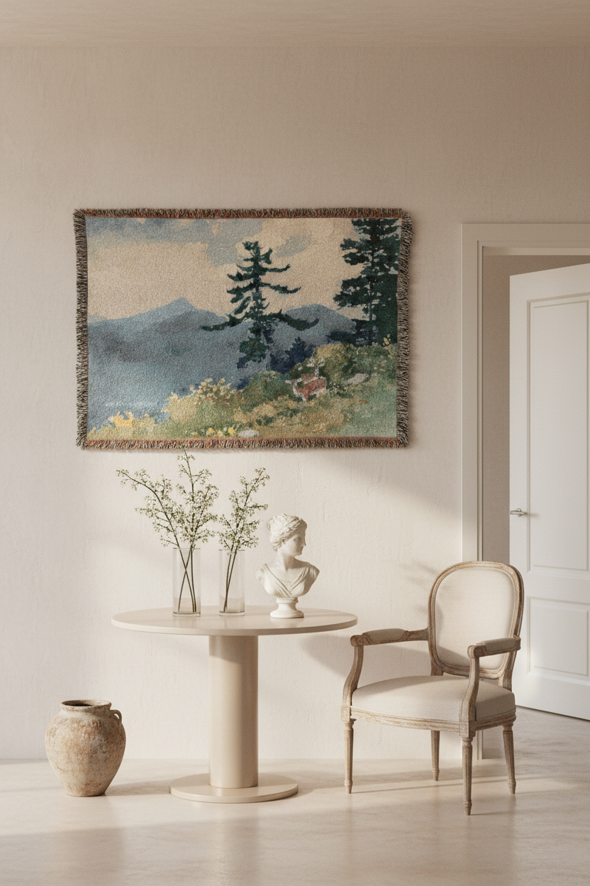 North Woods Club, Adirondacks — Homer Tapestry Blanket