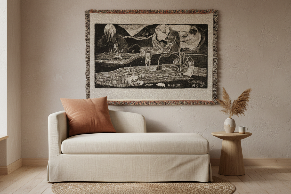 Offerings of Gratitude — Gauguin Tapestry Blanket