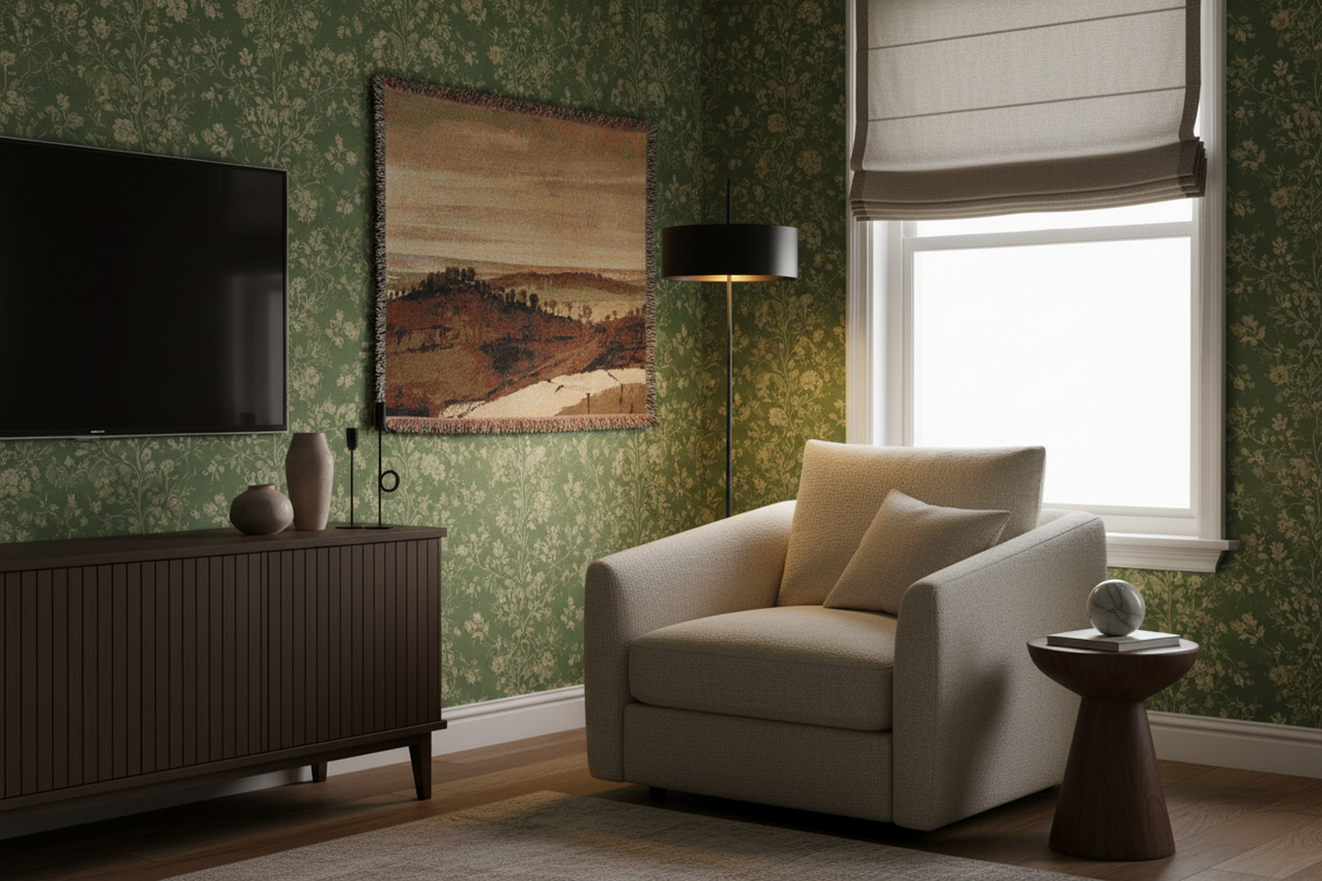 Panorama from the Sasso — Lorrain Tapestry Blanket