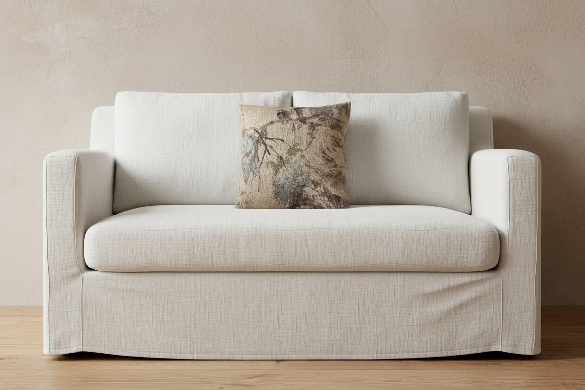 Paradise Flycatchers and Wisteria Pillow