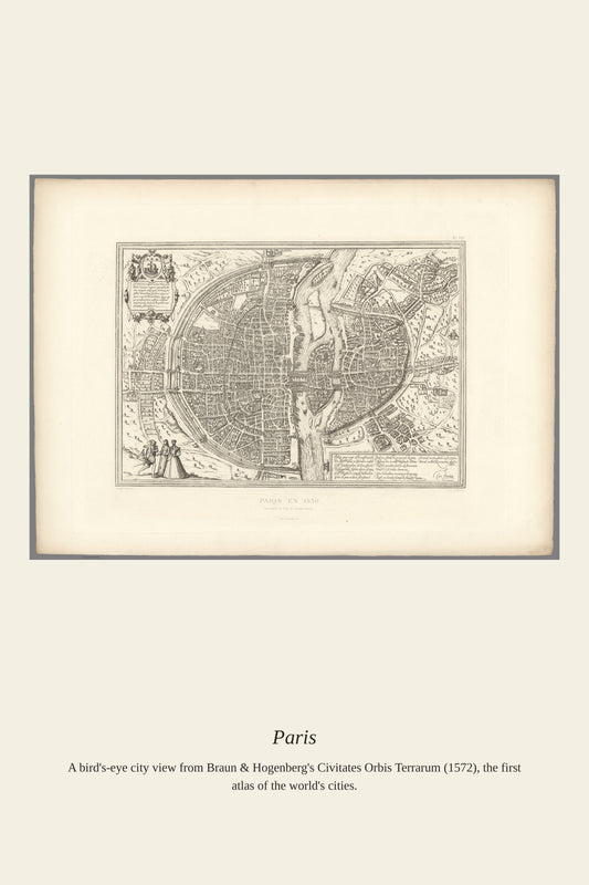 Paris - Antique Art Print