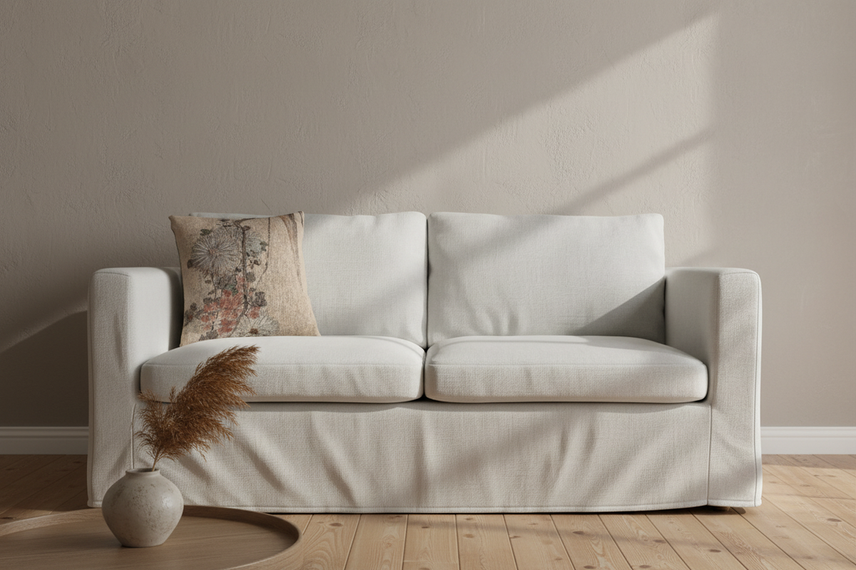 Parrot and Chrysanthemums Pillow