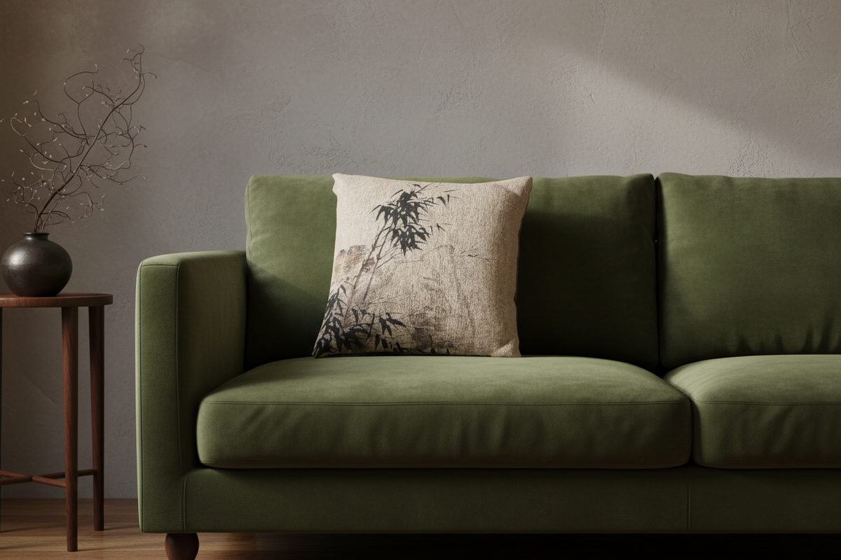 Partridges and Bamboo Pillow