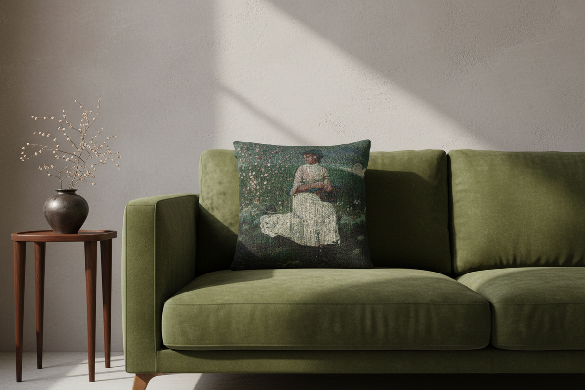 Peach Blossoms — Homer Pillow