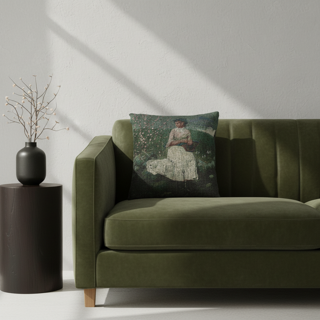 Peach Blossoms — Homer Pillow
