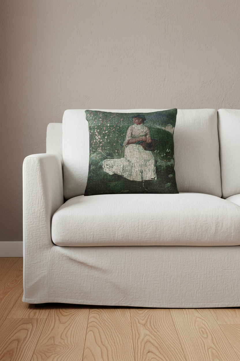 Peach Blossoms — Homer Pillow
