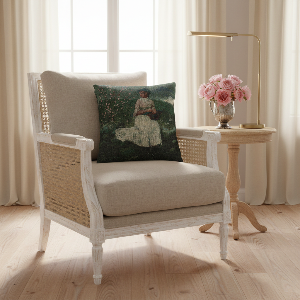 Peach Blossoms — Homer Pillow