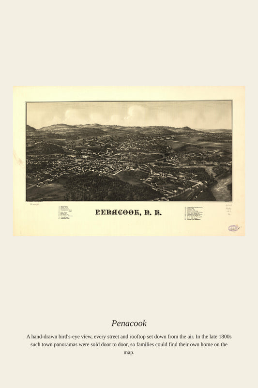 Penacook - Antique Map Print
