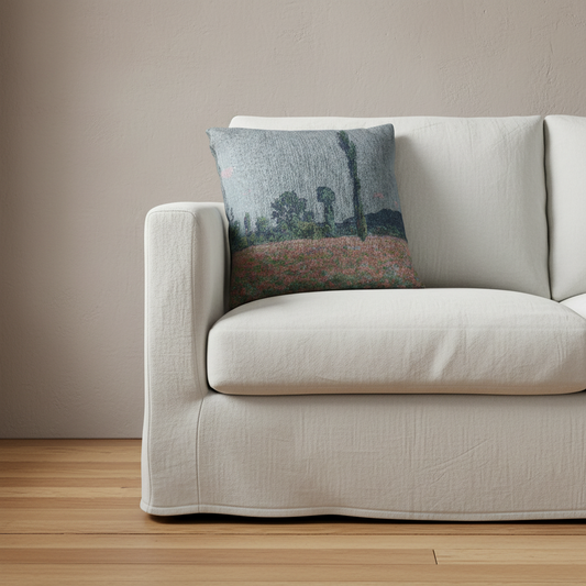 Poppy Field (Giverny) — Monet Pillow