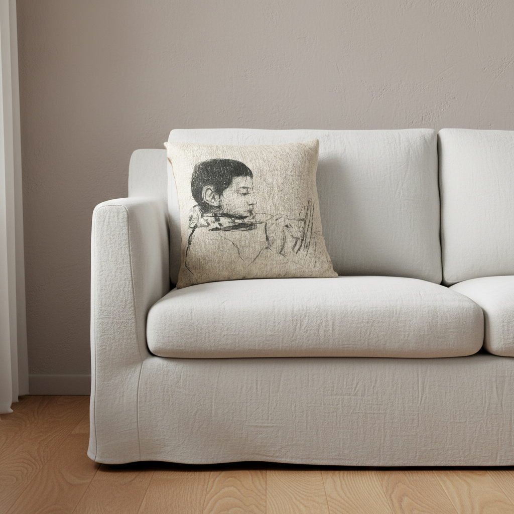 Portrait Lucien Pissarro — Pissarro Pillow