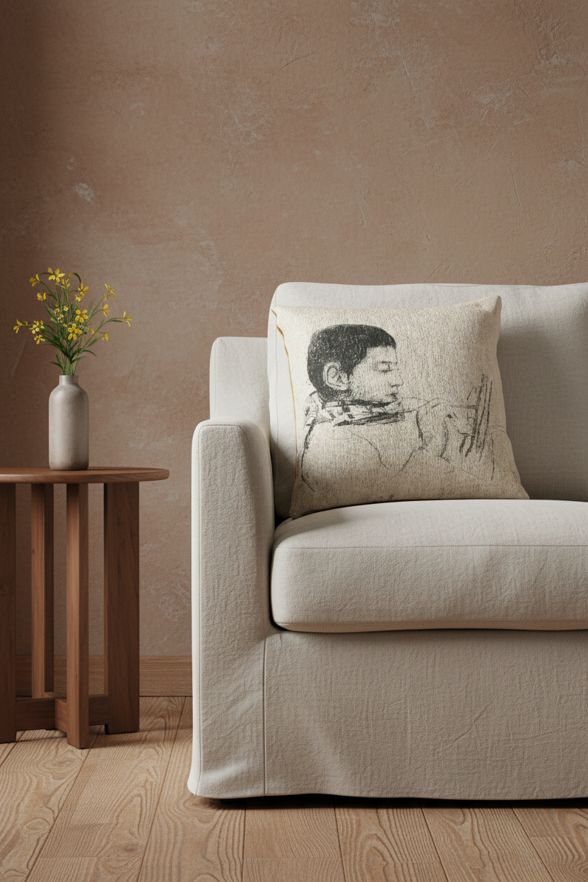 Portrait Lucien Pissarro — Pissarro Pillow