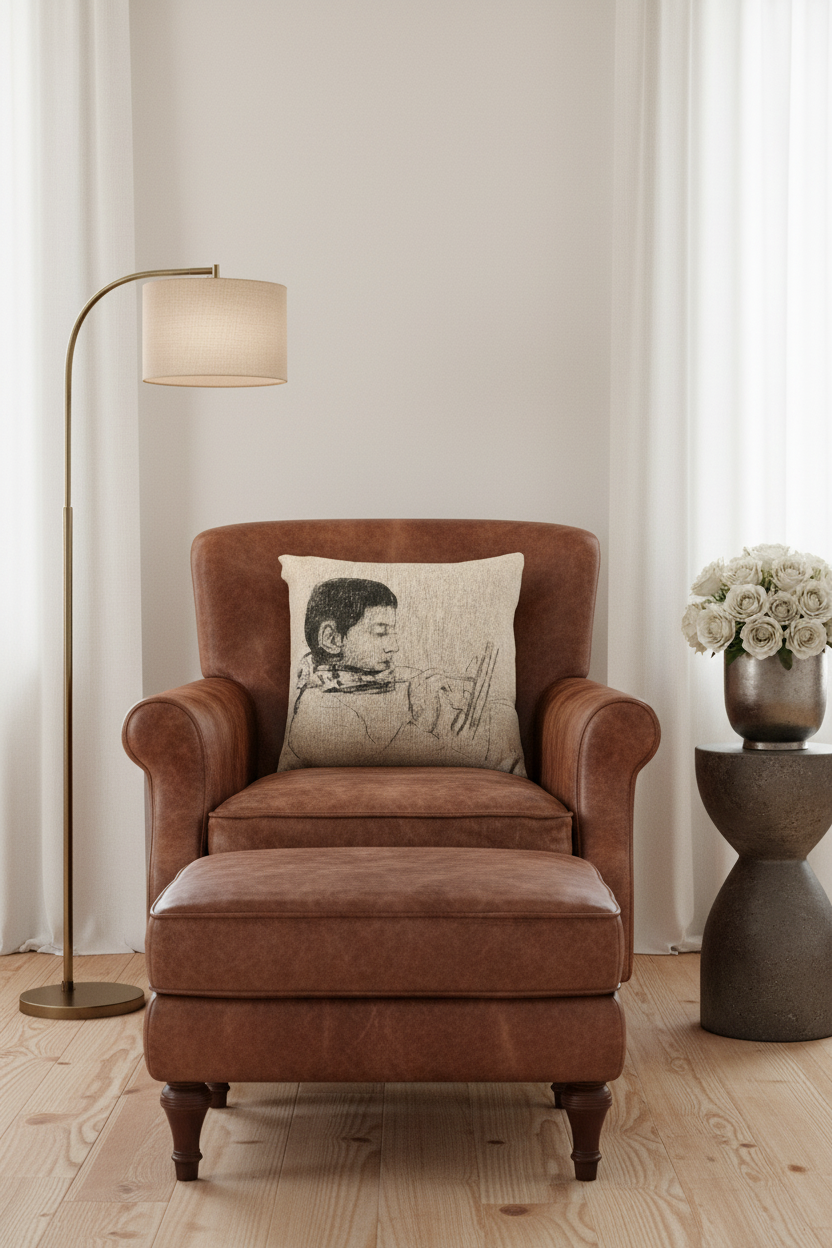 Portrait Lucien Pissarro — Pissarro Pillow