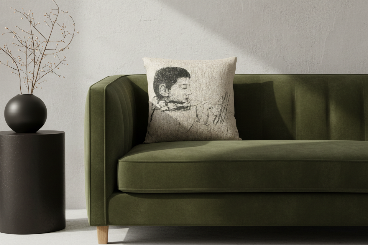 Portrait Lucien Pissarro — Pissarro Pillow