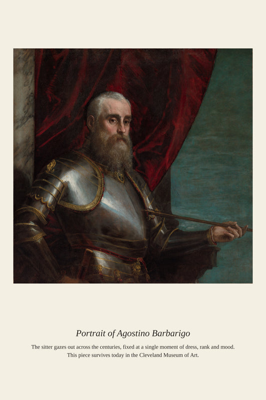 Portrait of Agostino Barbarigo - Antique Portrait Print