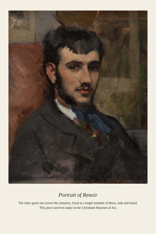 Portrait of Renoir - Antique Portrait Print