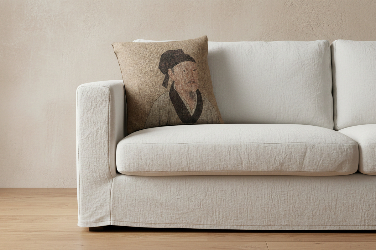 Portrait of a Gentleman (Album Leaf) II Pillow