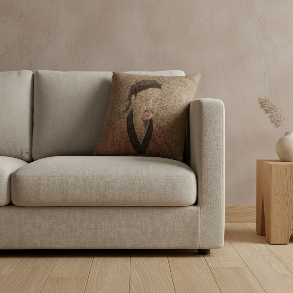 Portrait of a Gentleman (Album Leaf) I Pillow
